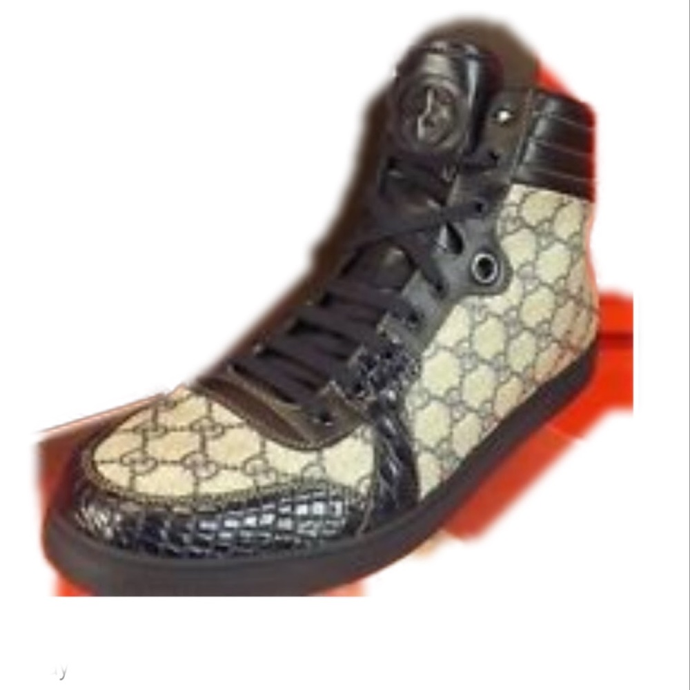 Gucci double G sneakers size 8 - Picture 1 of 7